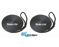 Black Mooring Ropes And Pre Spliced Mooring Lines